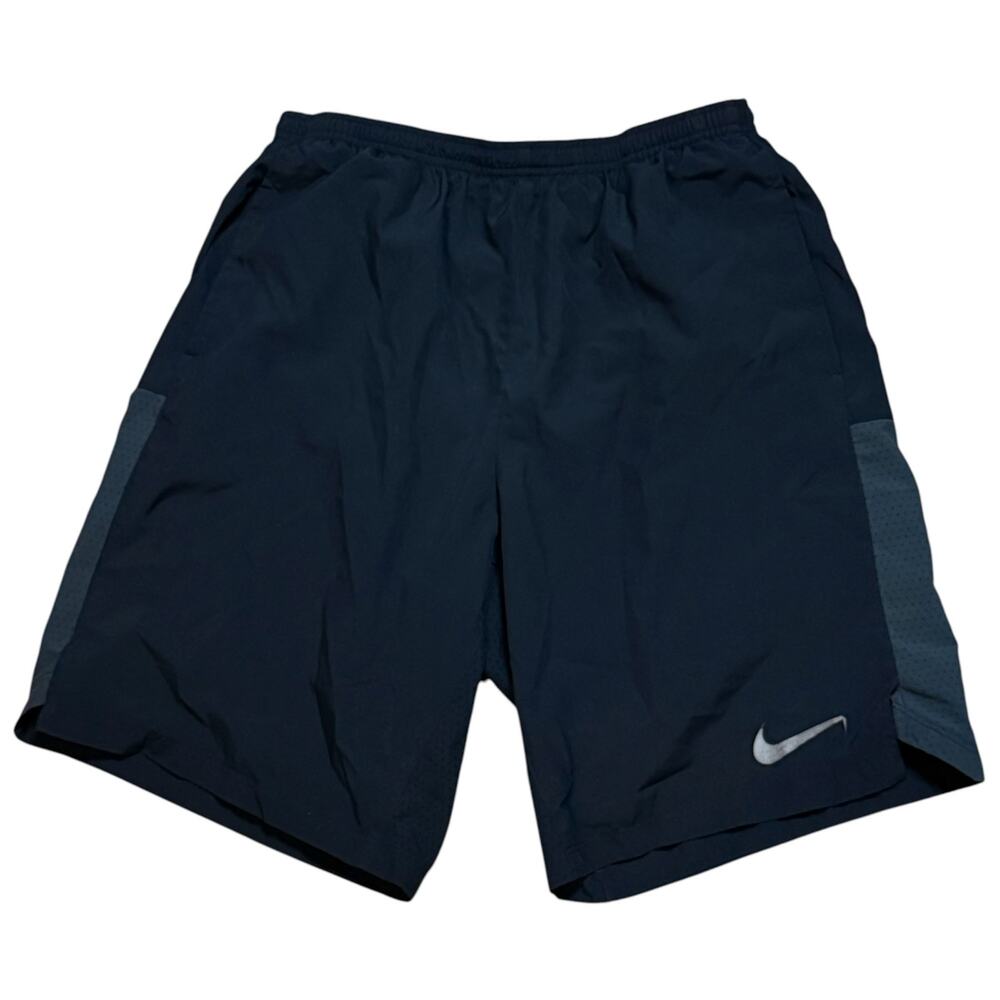 Nike Dri-Fit Challenger 9" Men's Black Lined Run Shorts Size M